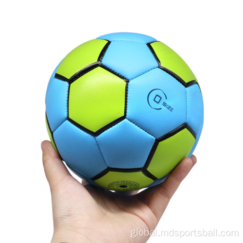 Handball Size 2 PU Custom logo printing soft handball ball Supplier